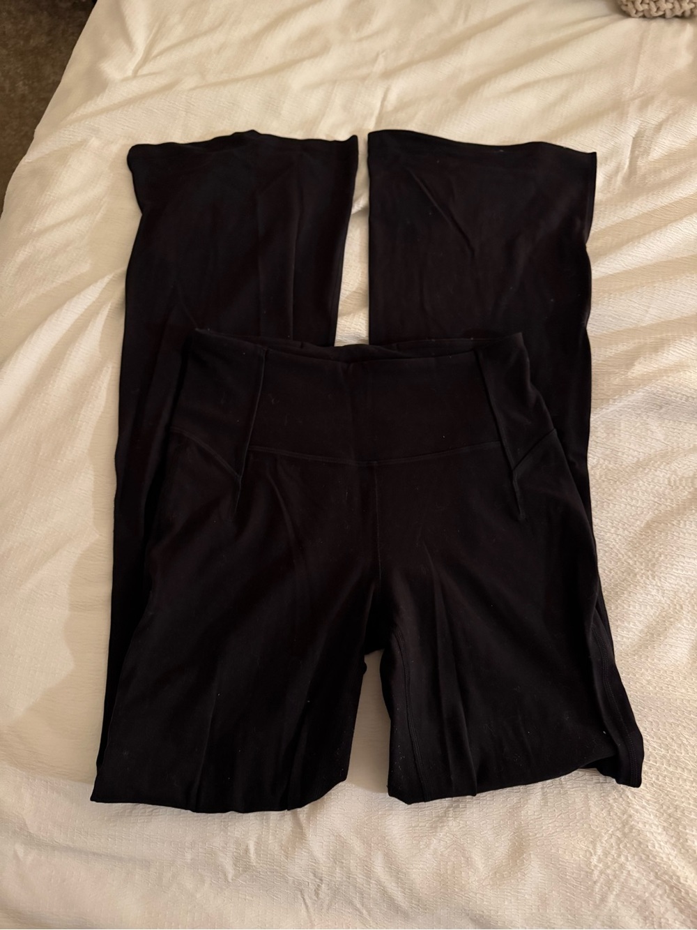 High-Rise Black Wide-Leg Pants